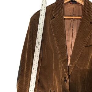 Ralph Lauren Men's Brown Corduroy Blazer Size M Casual Mid-LengthRARE VINTAGE
